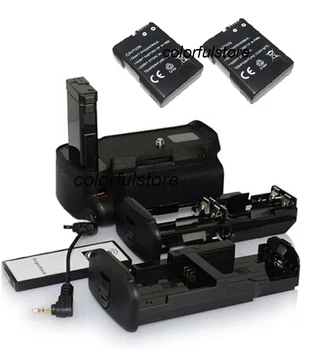 

2-Step Vertical Shutter Battery Handle Hand Grip For Nikon D5500 DSLR as MB-D31 MBD31+AA Battery Holder+Remote Control+2 EN-EL14