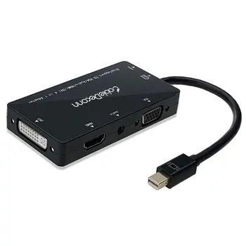 

Mini Dp 4 In 1 Converter Mini Dp To Hdmi+Vga+Dvi+Audio Audio Hdmi Conversion Line