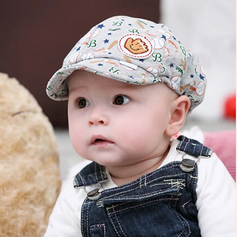 Bébé enfant garçon fille chapeau bébé infantile chapeau petite voiture Baseball Béret Casquette Plate Chapeau 