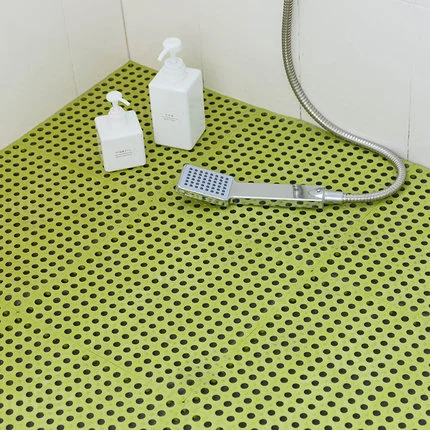 Современный квадратный Противоскользящий коврик для ванной Diy, большой комбинированный напольный коврик для кухни, дома, отеля, душа, ванной, туалета, пластиковый водонепроницаемый коврик