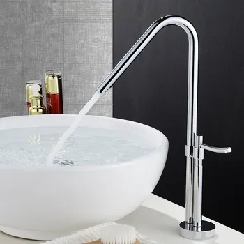 

Basin Faucet Mixer 360 swivel rotating faucet hot and cold Basin Sink Tap chromed brass bathroom tap torneira cozinha