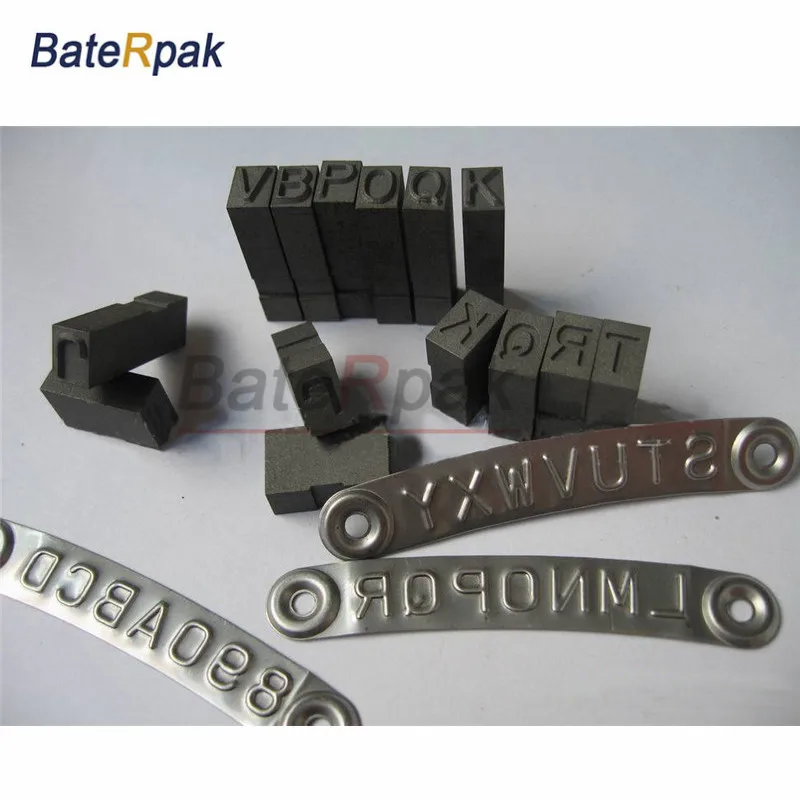 

Bump steel character BateRady Flexible High quality handle stamp punch,COMBINATION type Metal stamping die steel code word punch