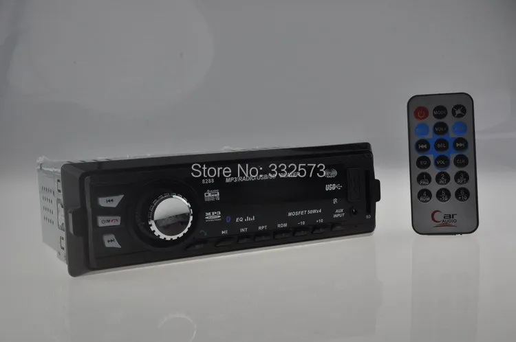 12 в автомобильный радиоприемник fm-радио MP3 аудио плеер Bluetooth функция телефон бесплатно USB/SD карта MMC aux-in аудио в тире 1 DIN