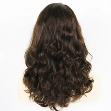 Eversilky 10 Inches to 30 Inches Wavy Kosher Wigs Raw Russian Human Hair Shevy Cap Jewish Wig with Silk Top Non Lace Wig