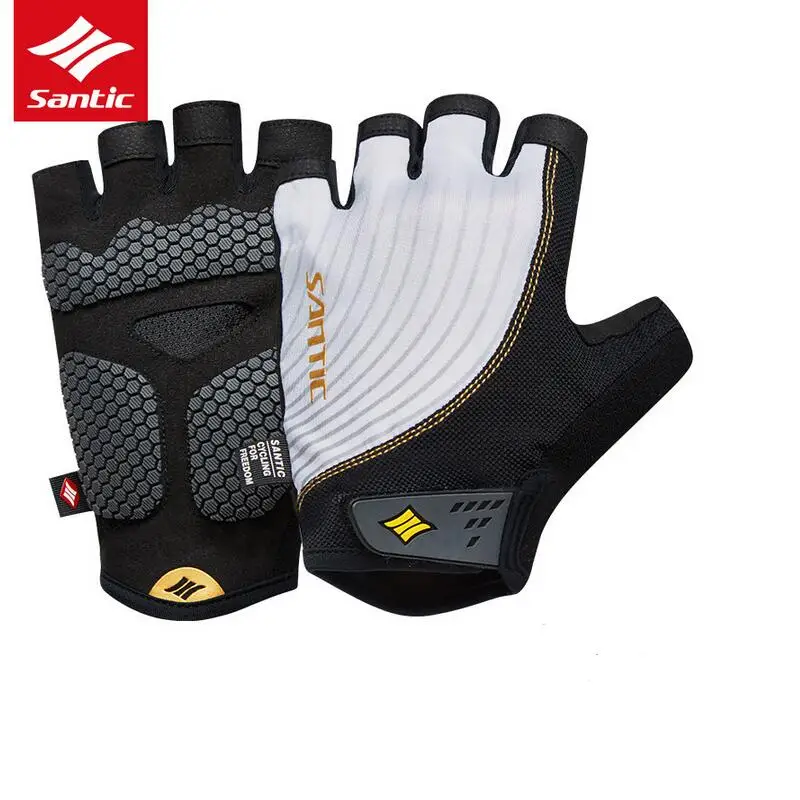 Prix pour Santic vélo gants demi doigt professionnel vtt/route antichoc anti-slip mitaines gants gel rembourré vélo gants de vélo Prix pour Santic vélo gants demi doigt professionnel vtt/route antichoc anti-slip mitaines gants gel rembourré vélo gants de vélo
