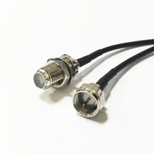 F со штекера на гнездо переключателя F штекер помощью соединительного кабеля RG174 20 см " для ТВ