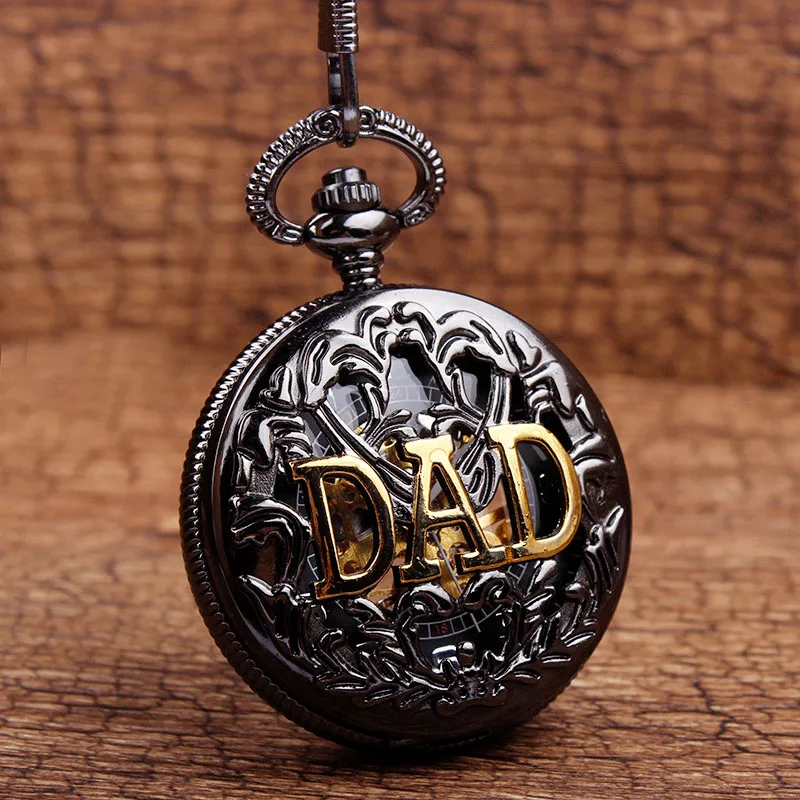 High Quality DAD Mechanical Pocket Watch Hand Wind Watches No Need