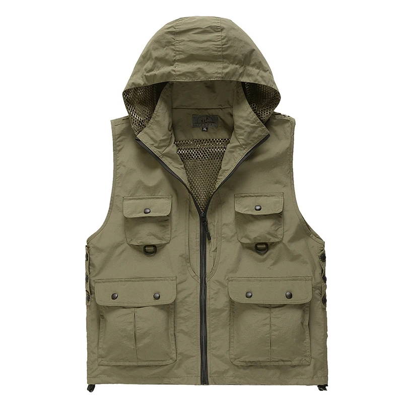 

Photographer Tactical Airsoft Vest Professional Hunter Military Fisherman Vest for Fishing Camping Hiking