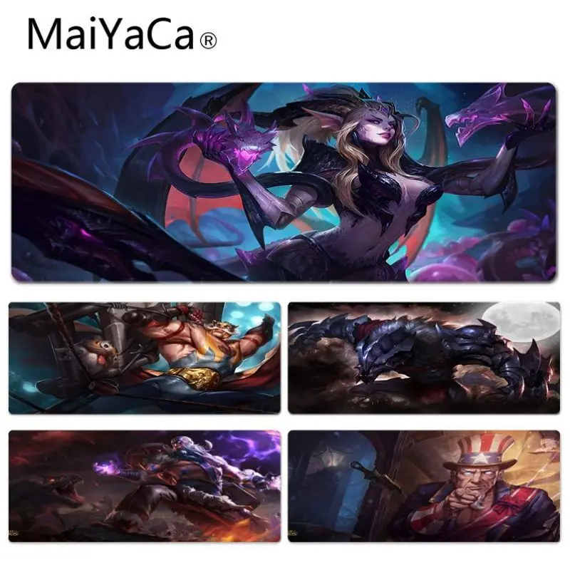 

MaiYaCa Your Own Mats Dragon Sorceress Zyra Office Mice Gamer Soft Lockedge Mouse Pad Size for 30x90cm 40x90cm Rubber Mousemats