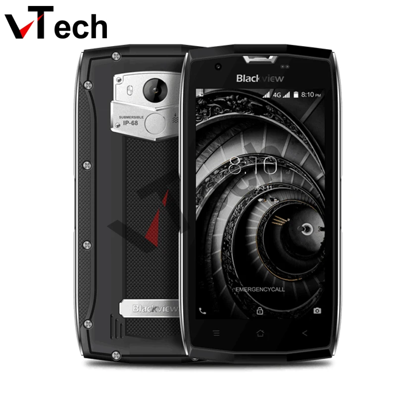Original Blackview BV7000 Pro IP68 Waterproof MT6750T Octa Core 5 &quotFHD 4G+64G Fingerprint GPS Glonass 4G Smartphone | Мобильные