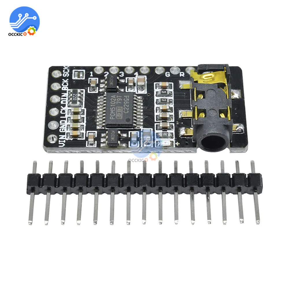 Плата декодера PCM5102 Φ I2S модуль плеера формат интерфейса плеер цифровая звуковая