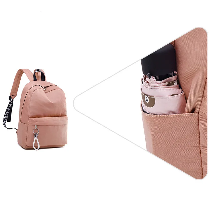 Элегантный дизайн школьный рюкзак для девочек-подростков большой Колледж студентов средней школы сумки Высокое качество нейлон женский рюкзак Для женщин сумка портфель школьный для девочек