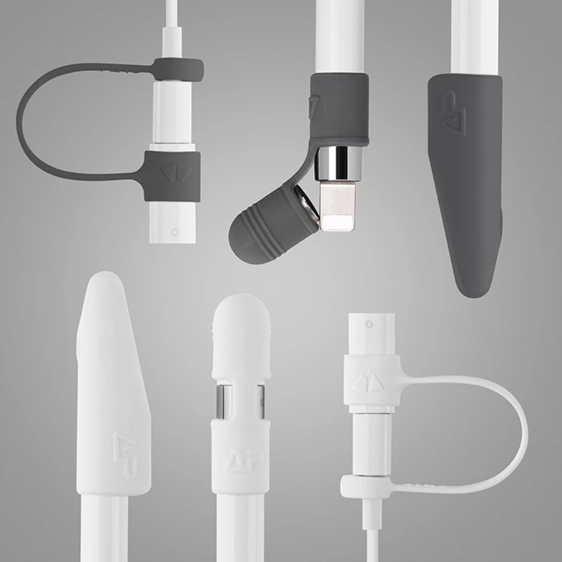 Кепки держатель+ Совет обложка+ кабель Lightning адаптер троса 3 частей комплект для Apple Pencil