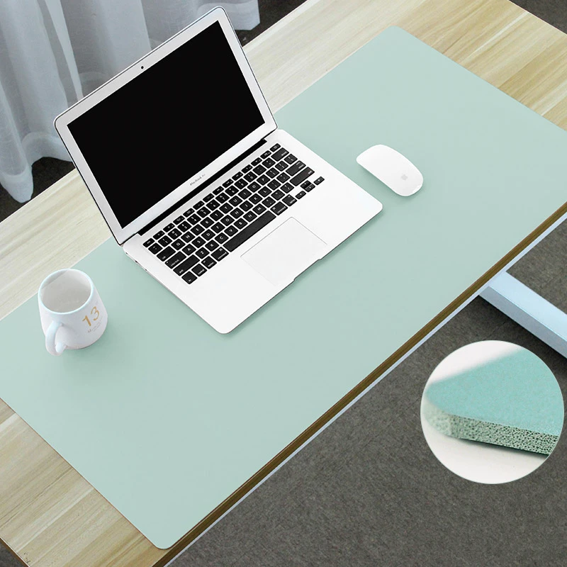  2 in 1 900 * 450mm Double Side Large Gaming Mouse Pad PU Leather Non-Slip Mouse Mat for Dota 2 CSGO
