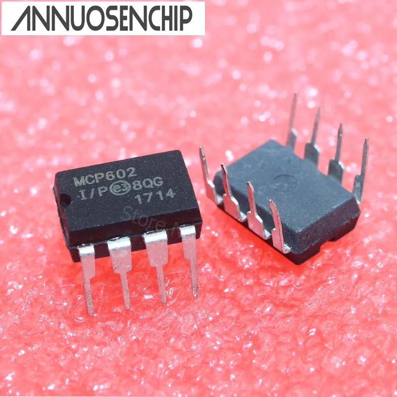 5PCS MCP602 I/P OPAMP DUAL SNGL SUPPLY 8DIP NEW GOOD QUALITY MCP602 ...