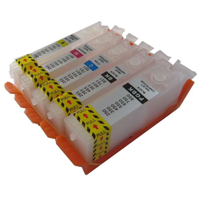 

PGI-670 CLI670 pgi670bk refillable ink cartridge pernament chip for canon PIXMA mg6860  mg5760 printer