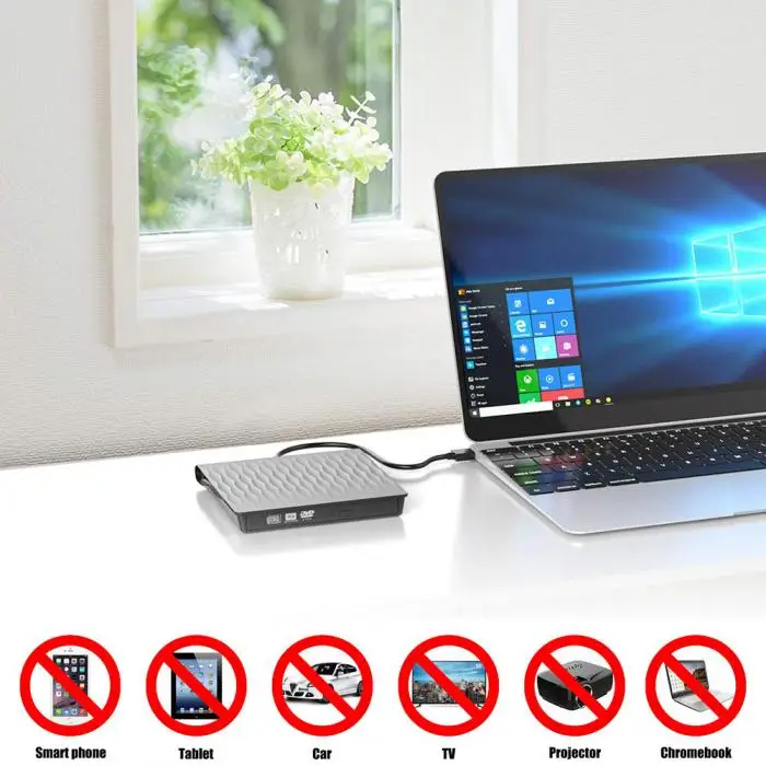 USB 3,0 внешний CD DVD привод Rewriter писатель высокая скорость передачи данных для портативных ПК EM88