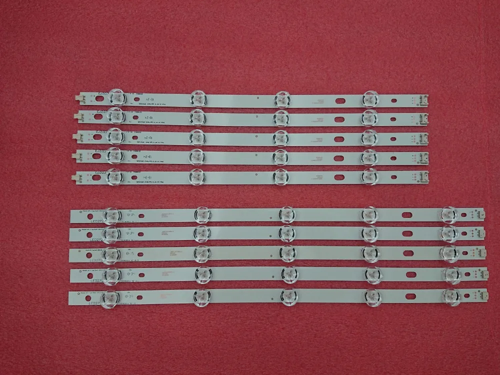 

New 10set=100 PCS LED backlight strip Replacement for LG T420HVN05.2 innotek POLA2.0 42 inch A B POLA 2.0 42