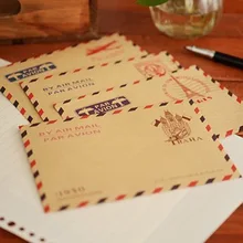 10 шт./партия Мини Ретро Винтаж Париж бумажный конверт Мода милый каваи корейский канцелярские принадлежности для карт