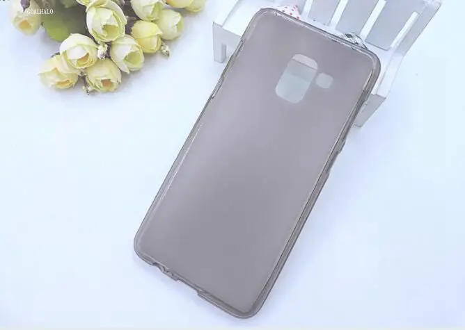Goalhalo для Samsung Galaxy A5 2018 2 Цвета ТПУ пудинг Мягкие силиконовые мобильного телефона