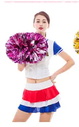 Бесплатная доставка синий All Star первый пункт Чирлидинг pom PON Чирлидинг аплодисменты помпонами