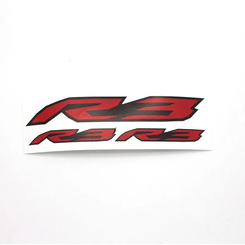 

K-sharp MOTORCYCLE HELMET WHITE OR BLACK VINYL STICKER FIT YAMAHA YZF -R3