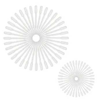 

PPYY NEW -300 Pcs 3ML and 0.2ML Plastic Transfer Pipettes Dropper for Essential Oils
