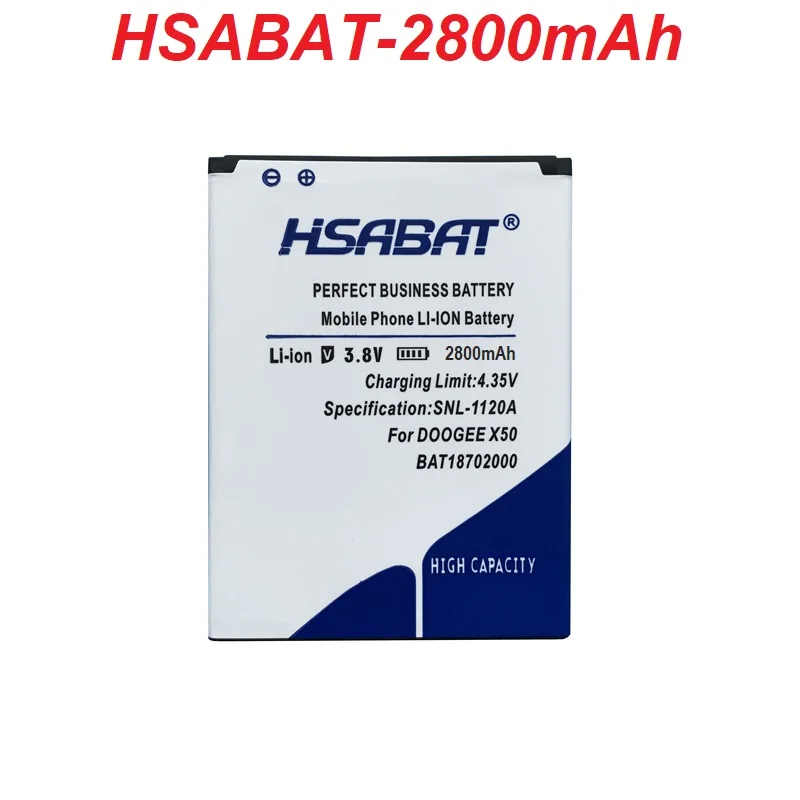 

2019 Top Brand 100% New 2800mAh Battery for DOOGEE X50 BAT18702000 in stock