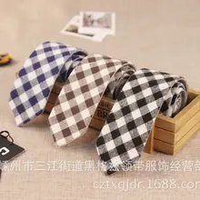 Сетки галстук новинка Тонкий Тощий Узкие хлопковые Для мужчин галстук костюм свадебный плед галстук двусторонний Повседневное модные галстуки 5 см сетки галстук