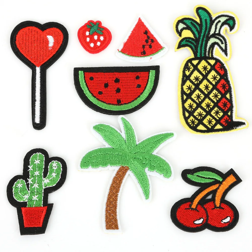 8 шт./лот смешанные железные нашивки для одежды значки с рисунками вечеринок