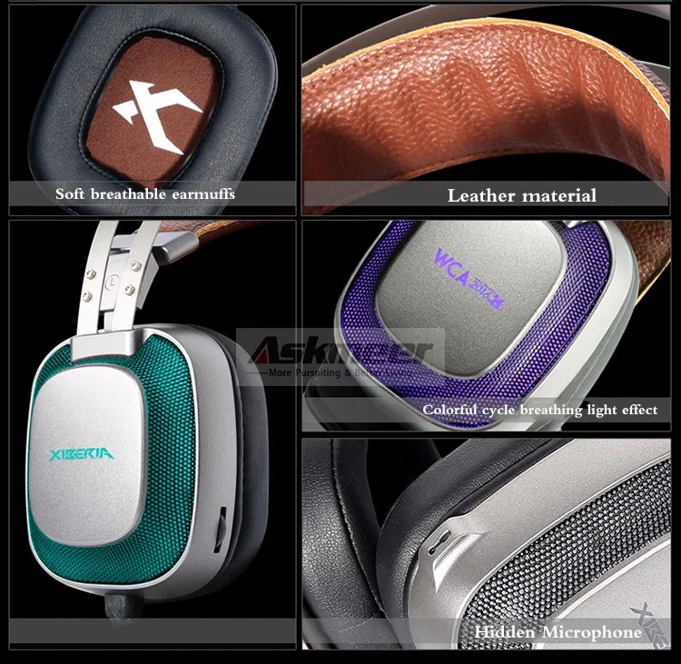 Computer Gaming Headphones with Microphone Mic XIBERIA K10 Best Headband Stereo Game Headphone casque for PC Gamer  (11)
