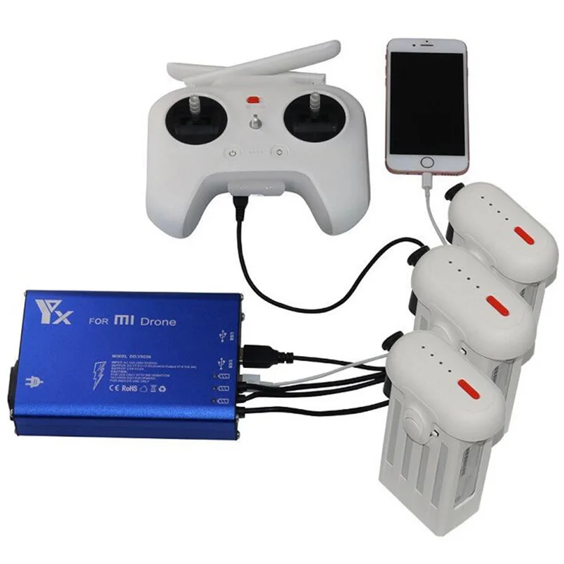 5 IN 1 Xiao Mi Drone RC Quadcopter 4k Camera Drone Parts Battery & Remote Control Charger Hub