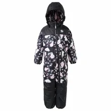 Moomin 2017 winter overalls kids waterproof trousers warm jumpsuit baby boy overall Zipper Fly cartoon  winter snow pants blue