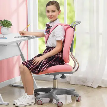

Children's Study Chair Student Chair Household Lifting Chair Sitting Posture Correction Backrest Writing Chair