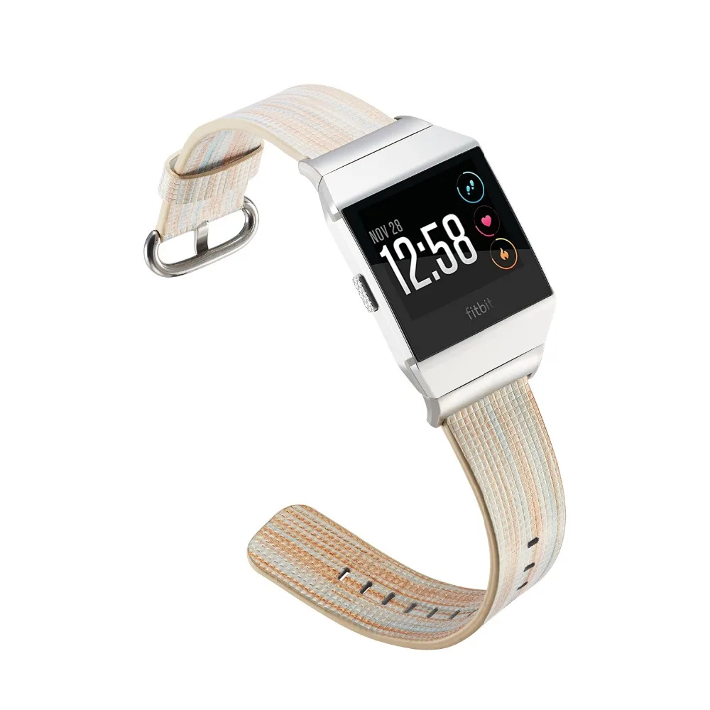 Replaceme для Fitbit Ionic кожаный ремешок Браслет Fitbit Ionic ремни браслет Pulseira Bandjes Fitbit ионический ремешок кожа