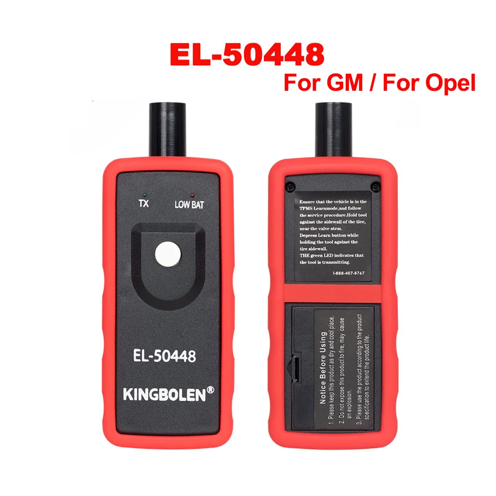 Tpms сканирующий инструмент считыватель кодов EL50448 датчик давления в шинах OEC-T5 EL-50448 для G-M/Opel EL 50449 электронная Активация - Цвет: EL-50448 Red