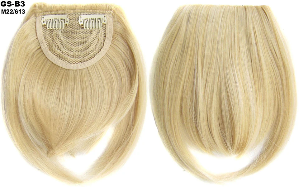 Верхушка термостойкие синтетические волосы 30гр тупые челки волосы для наращивания аккуратная бахрома В3