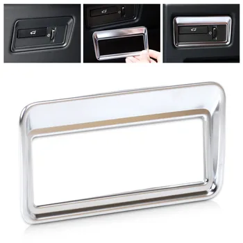 

CITALL New Chrome Car Interior Rear Trunk Switch Button Panel Cover Trim Frame For Land Rover Range Rover Sport Evoque