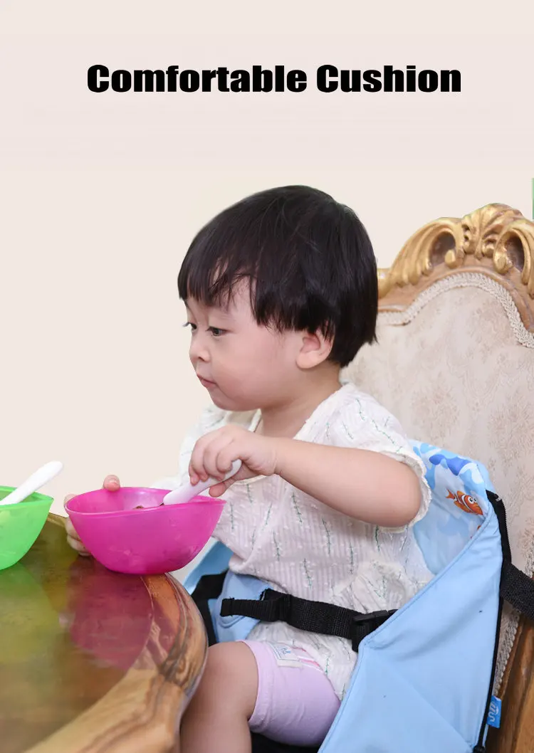 Портативный детский, обеденный кресло-сумка с безопасный жгут, 2 в 1 дизайн мама мешок и детское сиденье