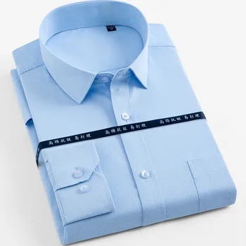 

Men Clothes Fashion Large Size 5XL 6XL 7XL 8XL Striped / Twill Mens Dress Shirts Men Shirt Long Sleeve Men Work Shirts Male Tops