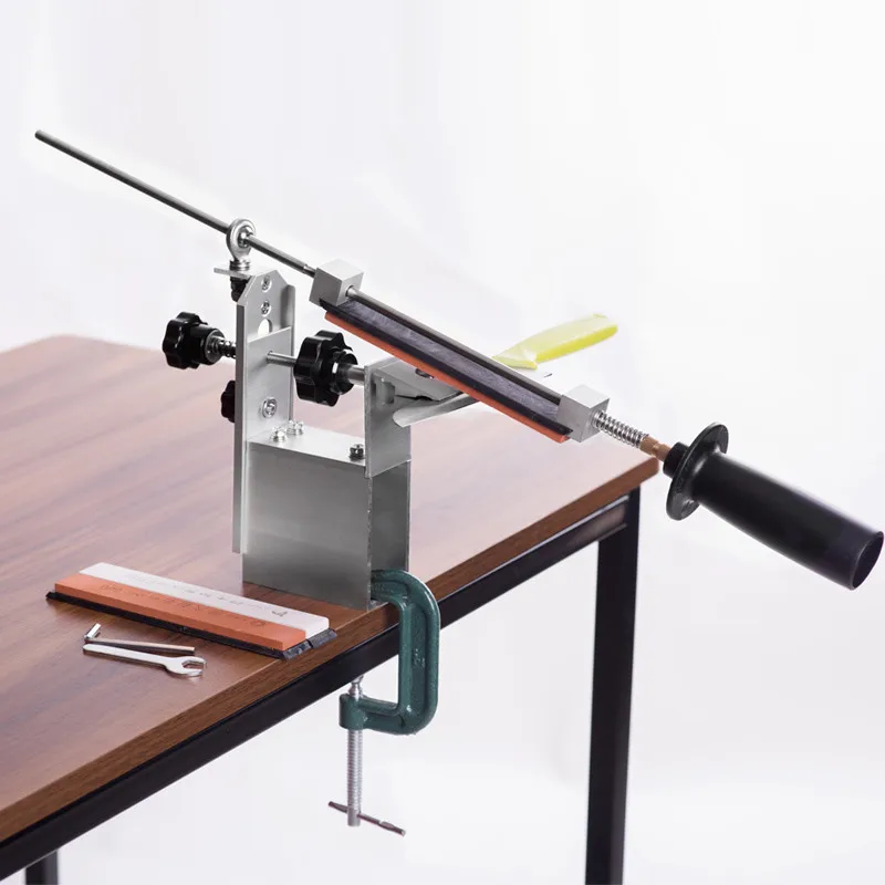 PRO Knife Sharpener Professional with3 whetstone Newest Portable 360