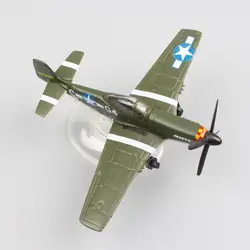 Детский 1:100 масштаб Второй мировой войны НАА армии США ВВС истребитель P51D Mustang реактивный самолет nooky Буки G4 литой модель игрушки