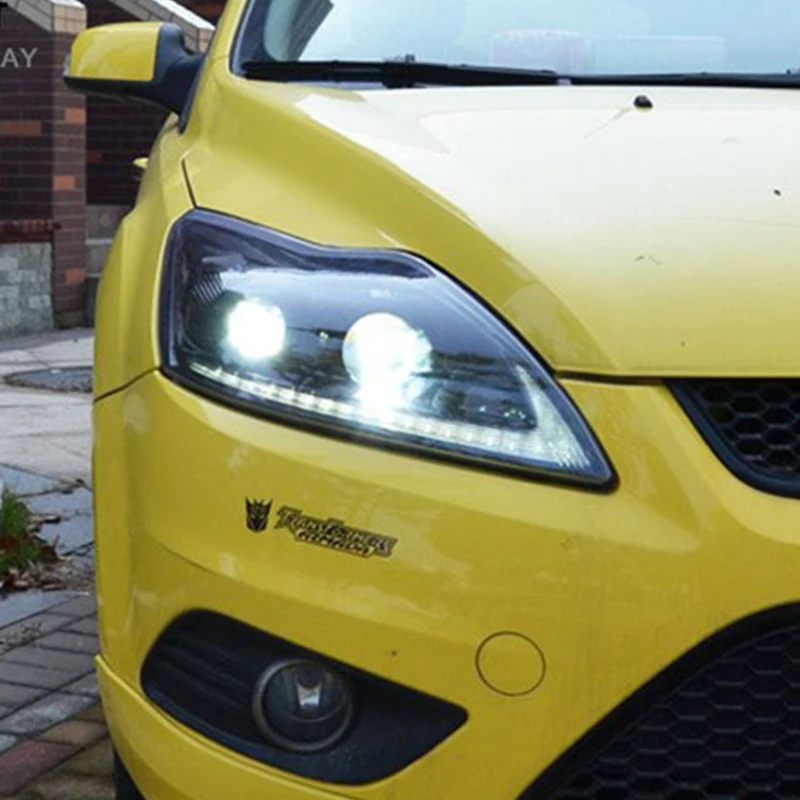 2pcs Led Headlights For Ford Focus 2009-2011 Led Car Angel Eyes Xenon Hid Kit Fog Lights Daytime Running Lights - Car Light Assembly AliExpress