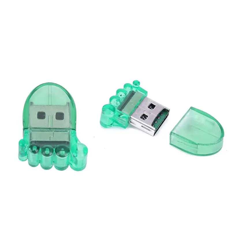 Creativer Foot Figure Usb 2,0 Micro Sd TF T-Flash Mini Card Reader адаптер для ПК Mac ноутбука Microsd карта памяти высокая скорость