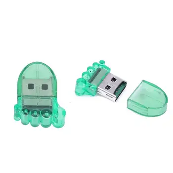 

Creativer Foot Figure Usb 2.0 Micro Sd TF T-Flash Mini Card Reader Adapter For Pc Mac Laptop Microsd Memory Card High Speed
