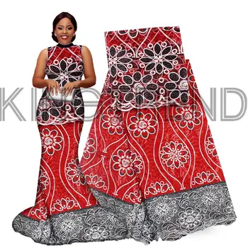 

High quality Bazin riche getzner with 2 yards Net Beads 2017 latest African Embroidery fabric for Wedding dress B17102501