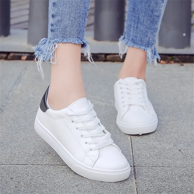 

Puimentiua 2019 Women Canvas Shoes Ladies New Fashion Trainers Girls Lace Up Comfort Vulcanized Shoes Women Pineapple Sneakers