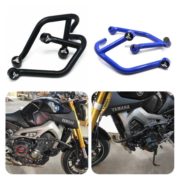 Motorcycle Highway Crash Bar Engine Bumper Guard Stunt Cage Frame Protector For Yamaha MT09 MT-09 2013-2019 Motorcycle Highway Crash Bar Engine Bumper Guard Stunt Cage Frame Protector For Yamaha MT09 MT-09 2013-2019