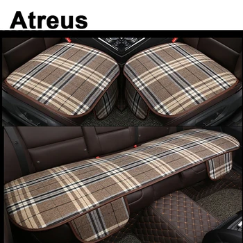 

Atreus Car Automobiles Business Grid Seat Cushion Cover For Nissan qashqai Citroen c4 c5 c3 Chevrolet cruze aveo Peugeot 307 207