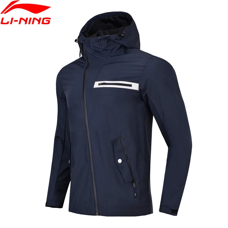 

Li-Ning 2018 Men Outdoor Windbreaker Regular Fit 100% Polyester AT PROOF SMART Waterproof Coat Li Ning Sports Jackets AFDN029
